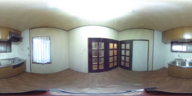 パノラマ画像キッチン