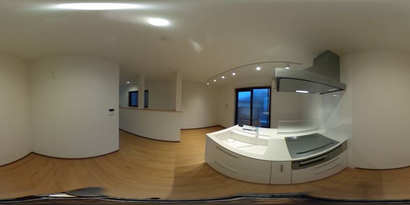 パノラマ画像キッチン