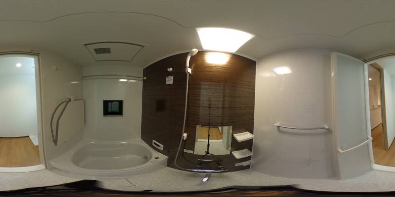 パノラマ画像バスルーム