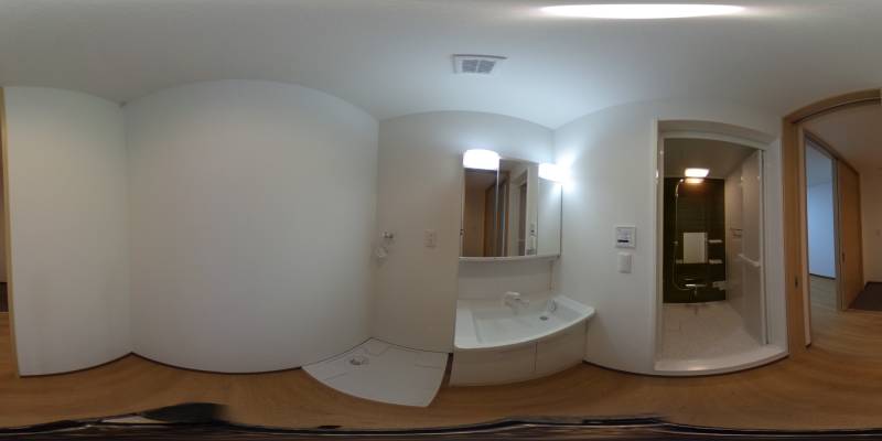 パノラマ画像洗面所