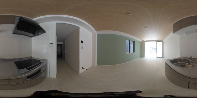 パノラマ画像キッチン