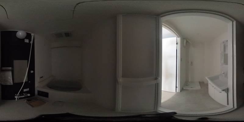 パノラマ画像バスルーム