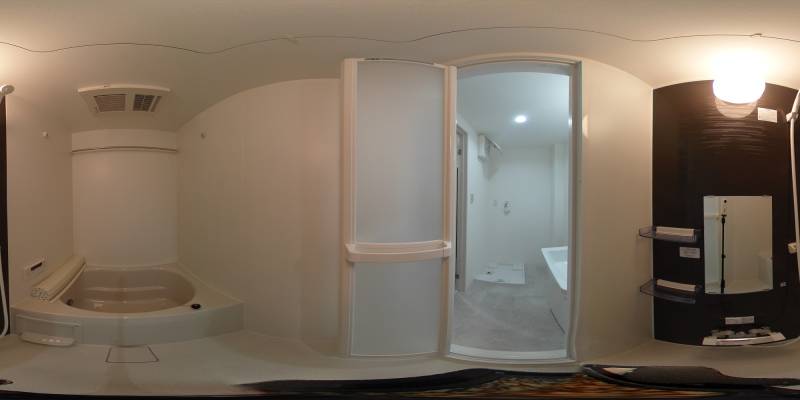 パノラマ画像バスルーム