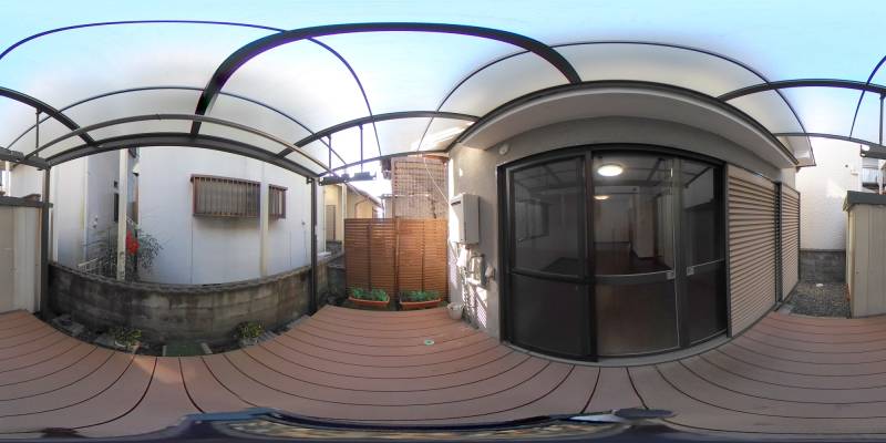 パノラマ画像バルコニー