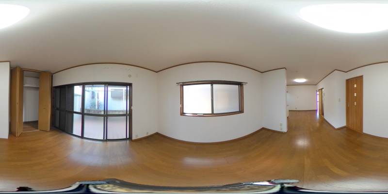 パノラマ画像リビング