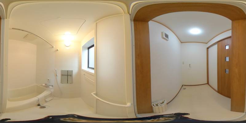 パノラマ画像洗面所