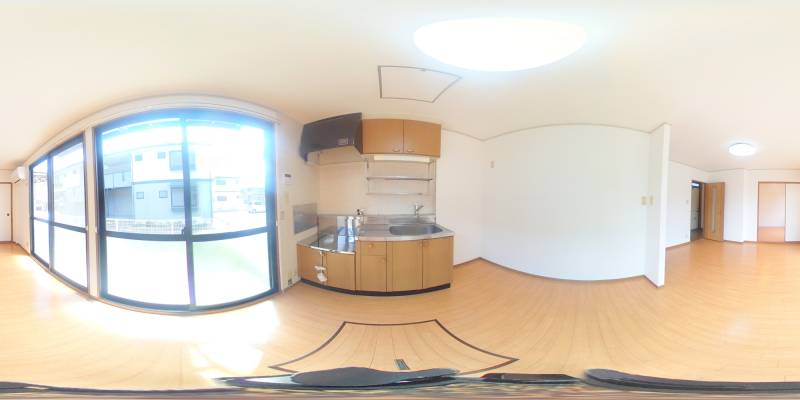 パノラマ画像キッチン