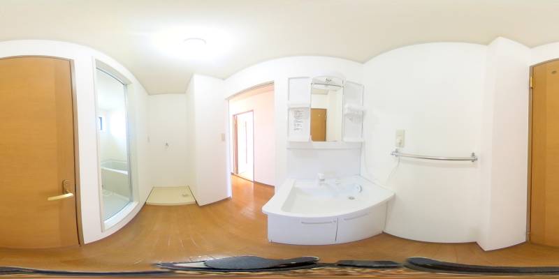 パノラマ画像洗面所