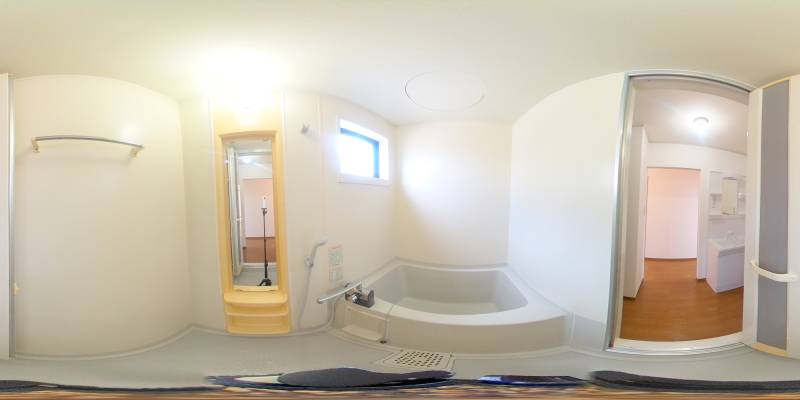 パノラマ画像バスルーム