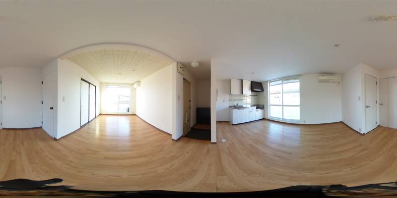 パノラマ画像リビング