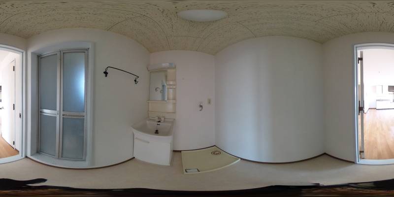 パノラマ画像洗面所