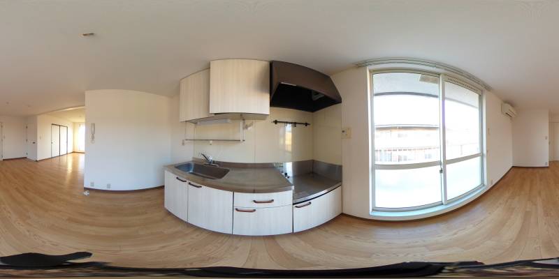 パノラマ画像キッチン