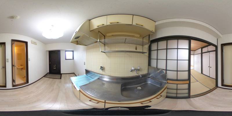 パノラマ画像キッチン