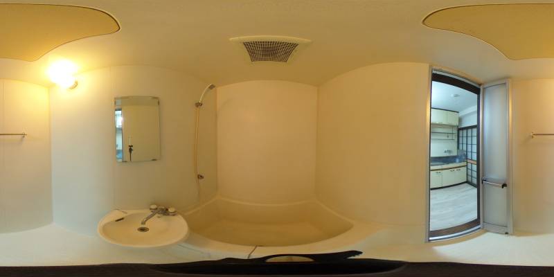 パノラマ画像バスルーム