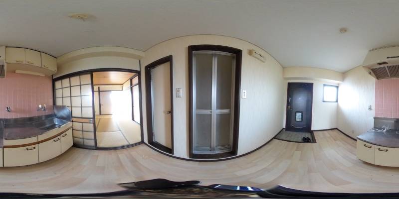 パノラマ画像キッチン