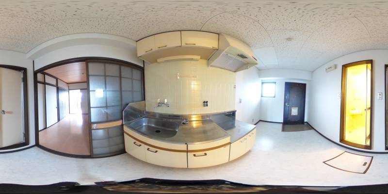 パノラマ画像キッチン