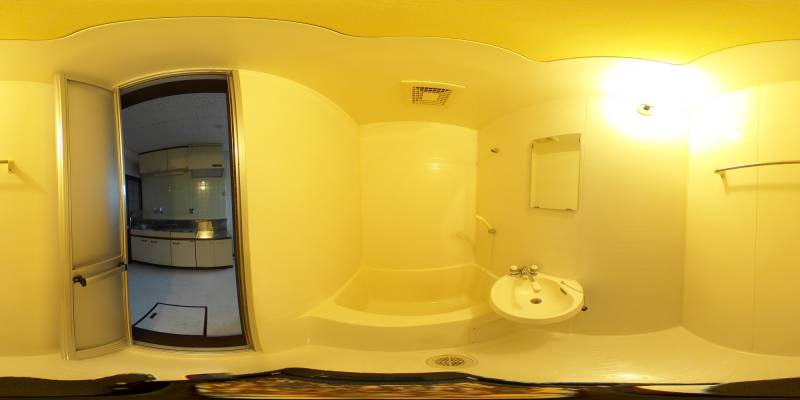 パノラマ画像バスルーム