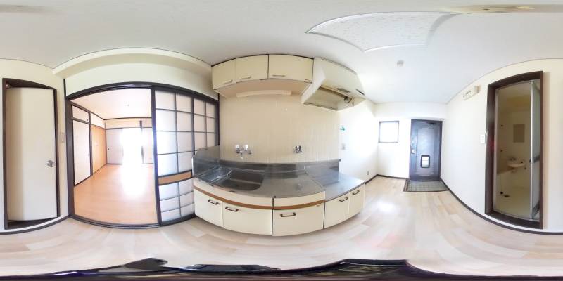 パノラマ画像キッチン