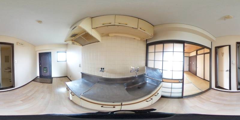 パノラマ画像キッチン