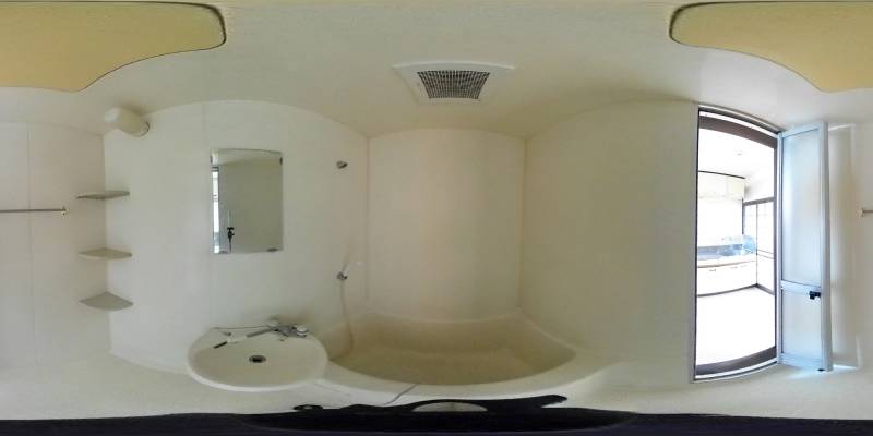 パノラマ画像バスルーム