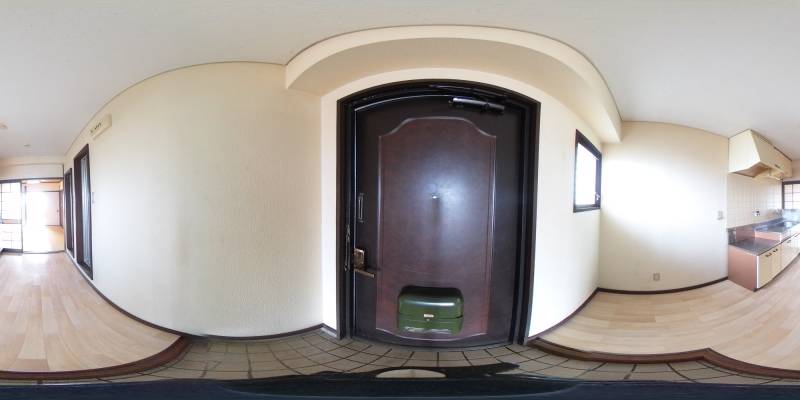 パノラマ画像玄関