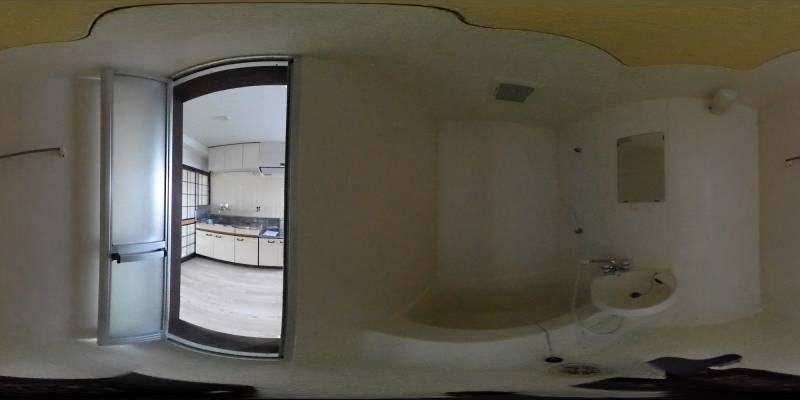 パノラマ画像バスルーム