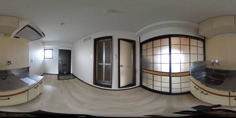 パノラマ画像キッチン