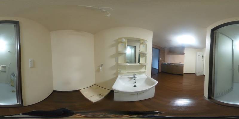 パノラマ画像洗面所