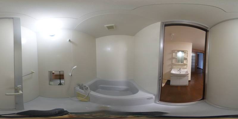 パノラマ画像バスルーム