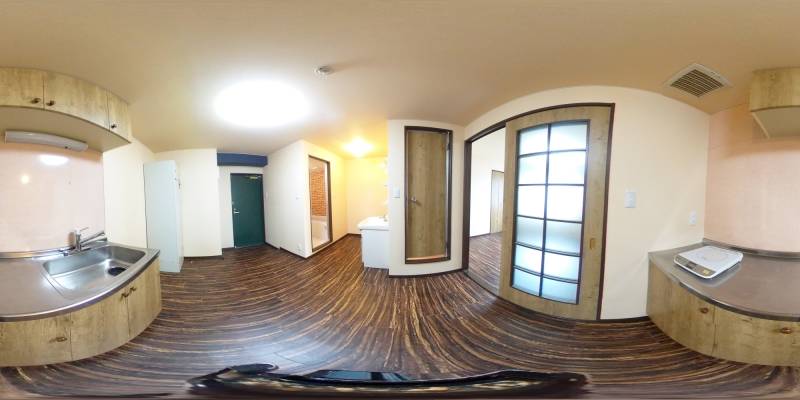 パノラマ画像キッチン