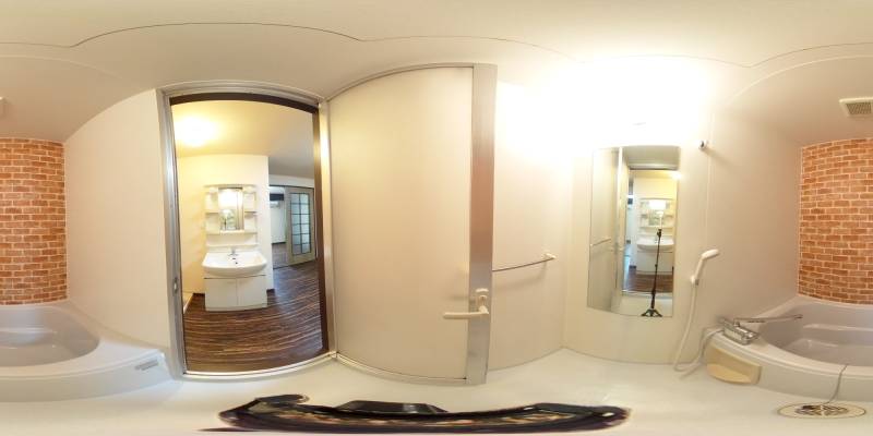 パノラマ画像バスルーム