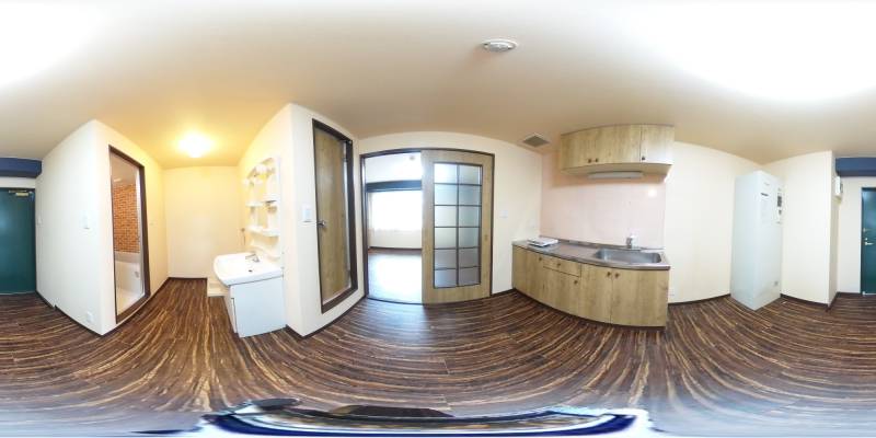 パノラマ画像キッチン