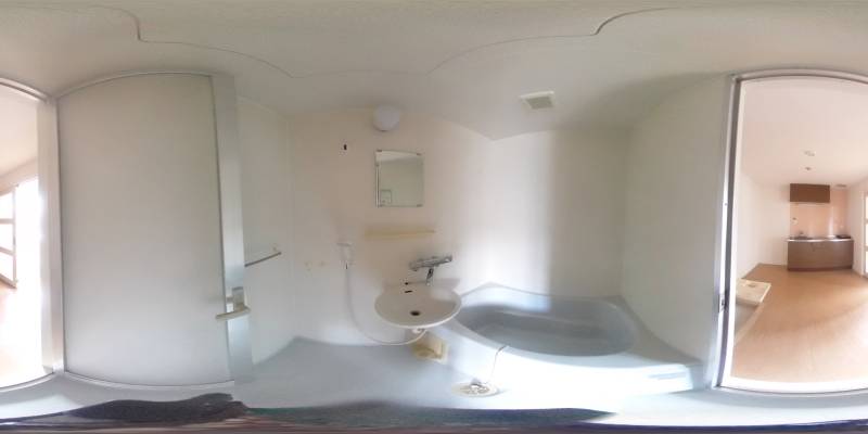 パノラマ画像洗面所