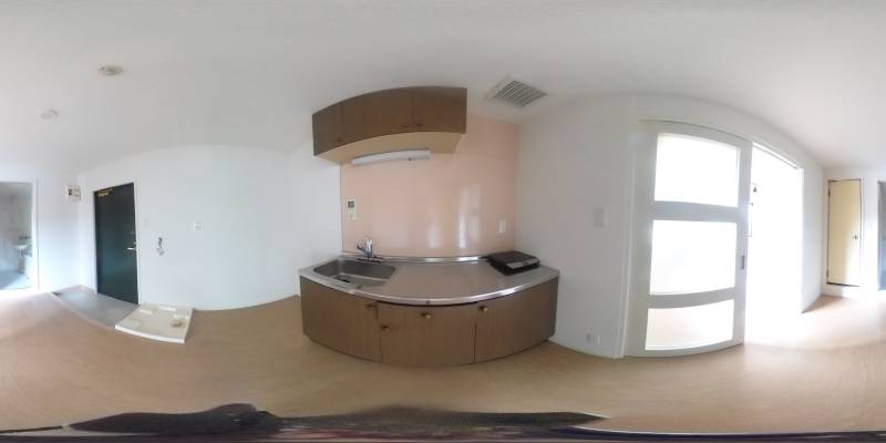 パノラマ画像キッチン