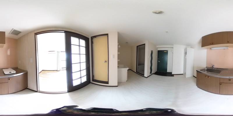 パノラマ画像キッチン