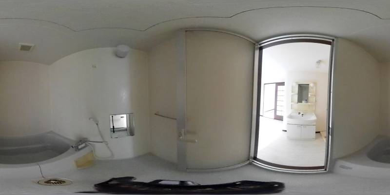 パノラマ画像バスルーム