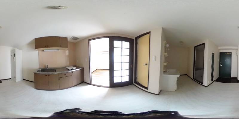 パノラマ画像キッチン