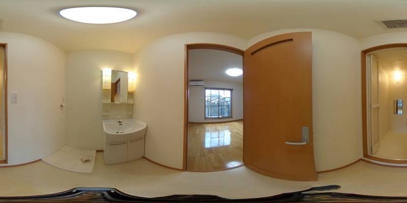 パノラマ画像洗面所