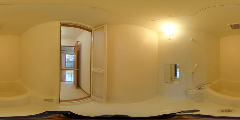 パノラマ画像バスルーム