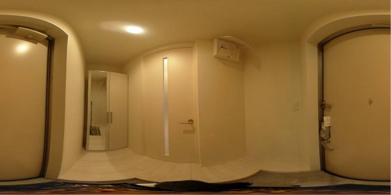 パノラマ画像玄関