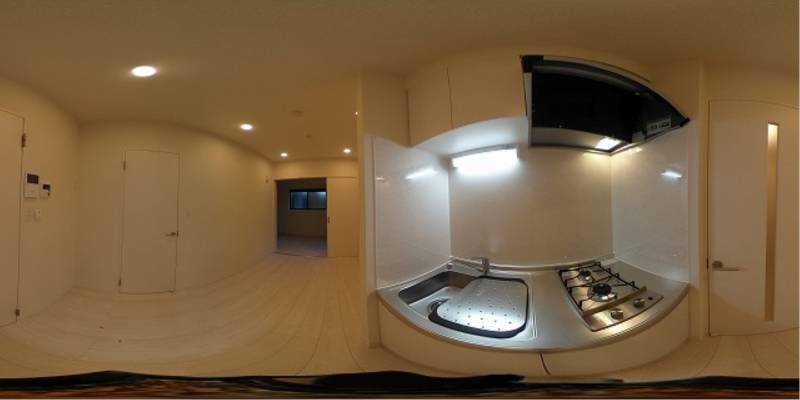パノラマ画像キッチン
