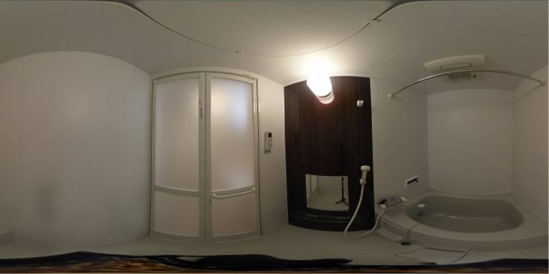 パノラマ画像バスルーム