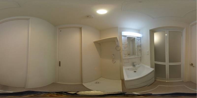 パノラマ画像洗面所