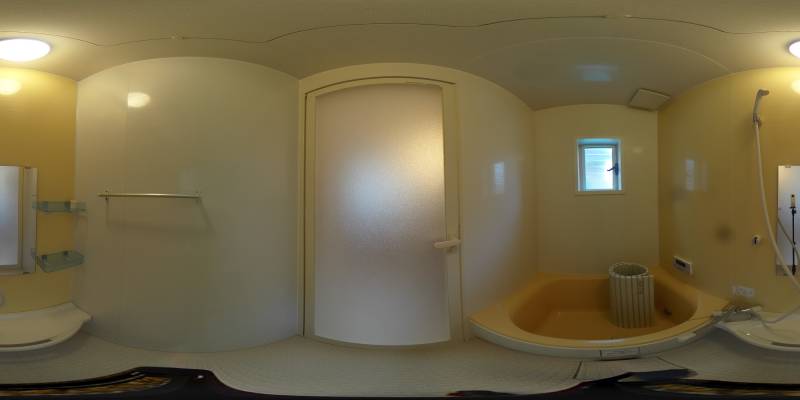 パノラマ画像バスルーム
