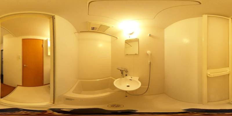 パノラマ画像バスルーム