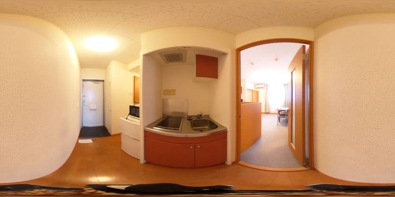 パノラマ画像キッチン