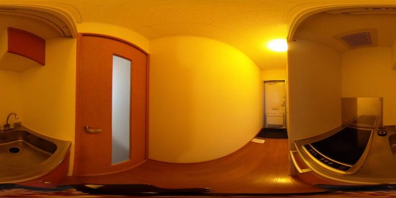 パノラマ画像キッチン