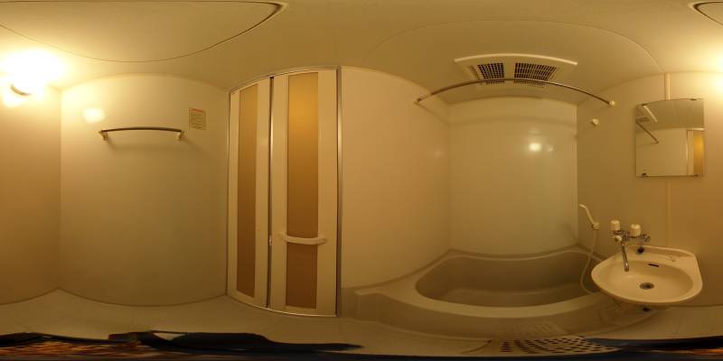 パノラマ画像バスルーム