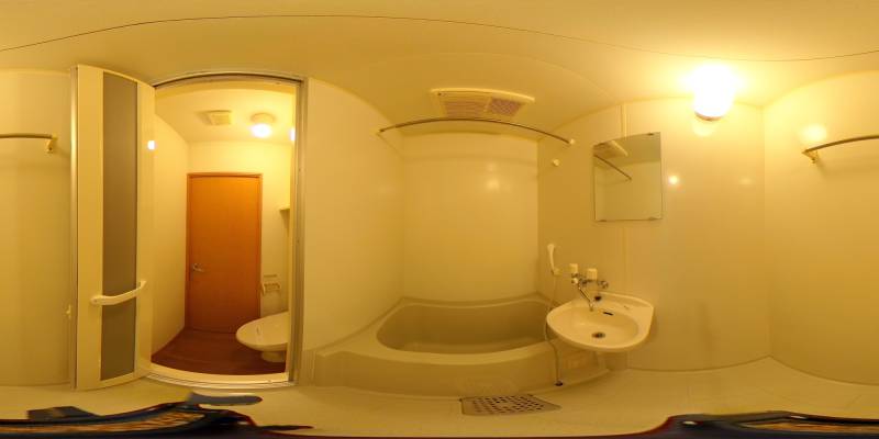 パノラマ画像バスルーム