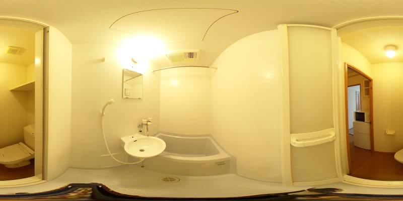 パノラマ画像バスルーム